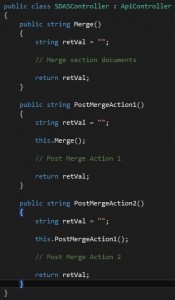 Web API Methods Mockup screen shot