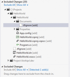 IncludeMe.txt is detected based on the higher-level override rule.