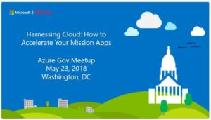 AzureGov May Meetup