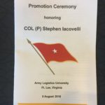 Promotion Ceremony program