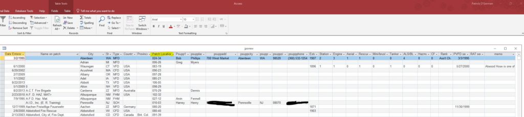 Patch data in Microsoft Access