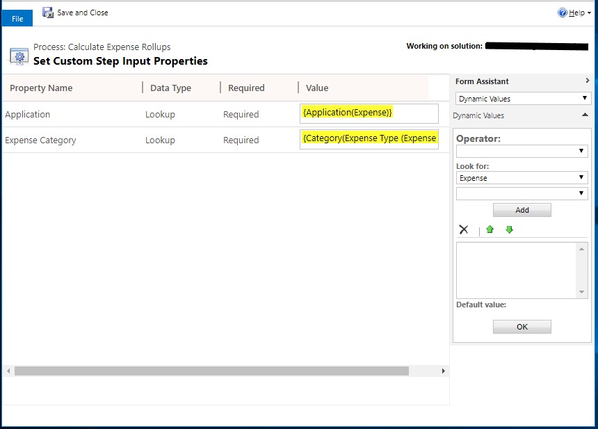 Configuring custom inputs