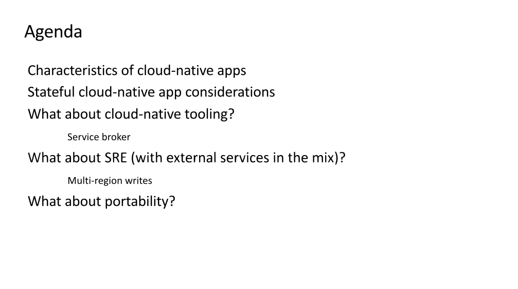 Microsoft Build Session Architecting Cloud-Native Apps with AKS and Cosmos DB Slide Deck