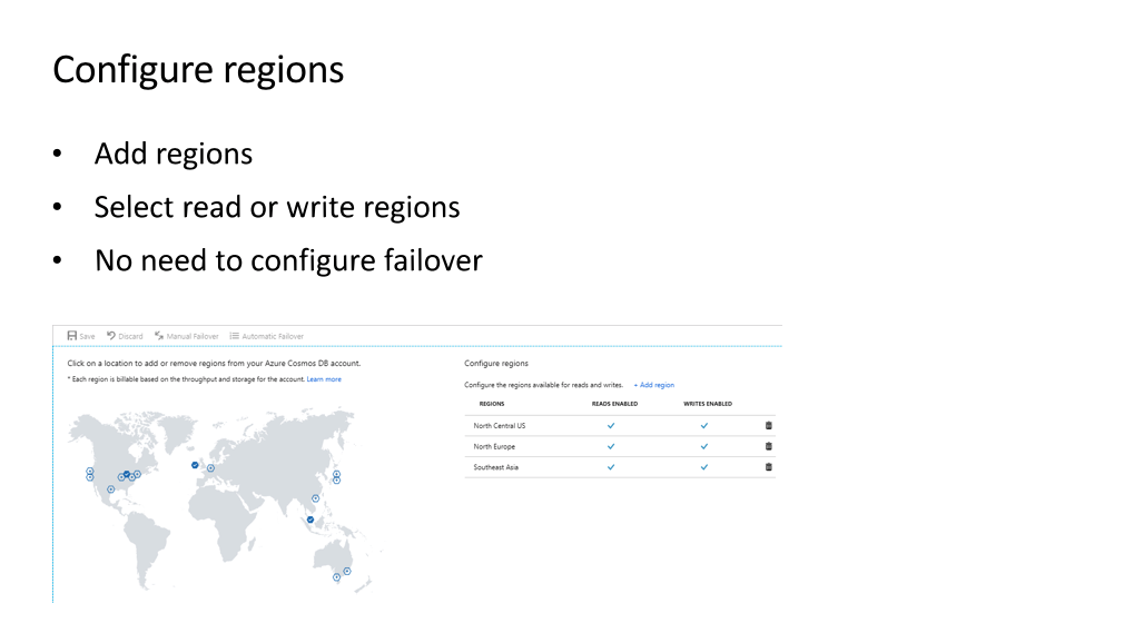 Microsoft Build Session Architecting Cloud-Native Apps with AKS and Cosmos DB Slide Deck Configure Regions