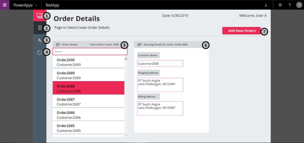 Galleries to create dynamic entries in a Data Source in PowerApps1