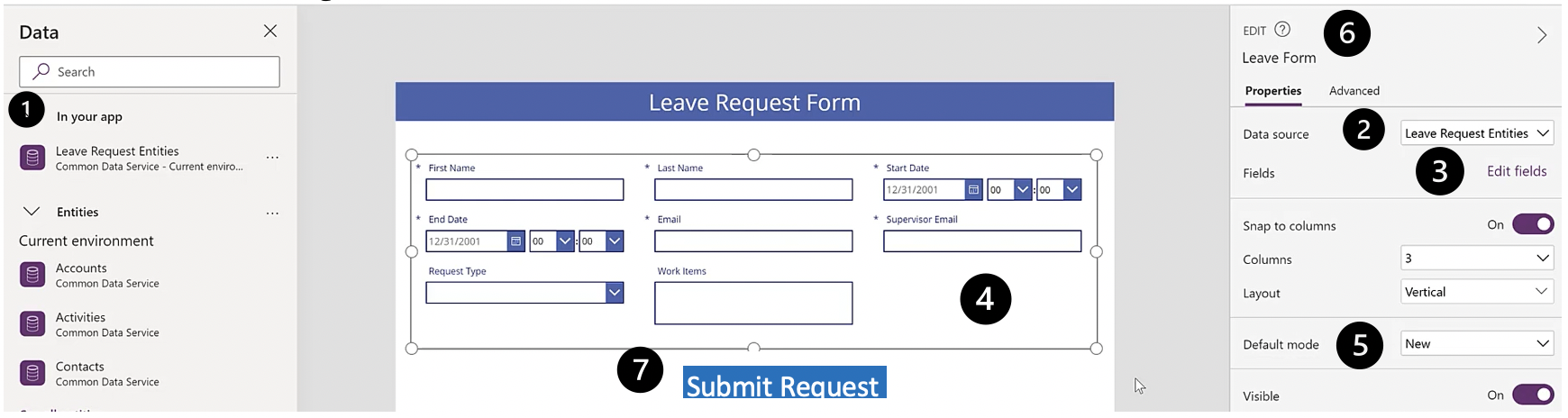 Change Name to Leave Form
