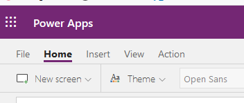 Power Apps Home to create Lookup Forms