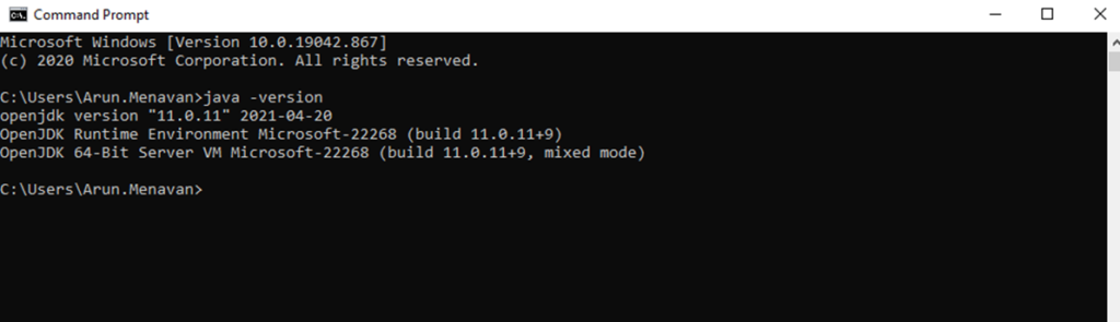 configure openjdk windows 10