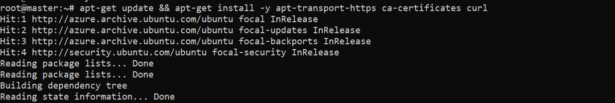 Update the apt package index