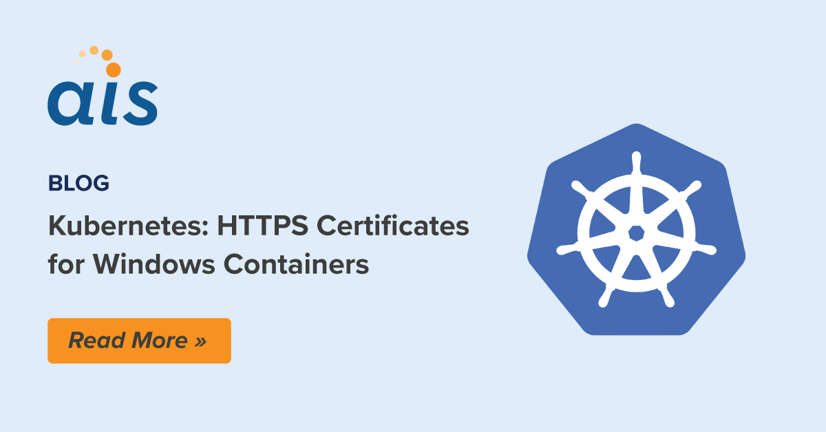 HTTPS Certificates for Windows Containers Applied
