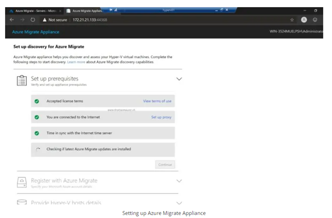 Set up discovery for Azure Migrate