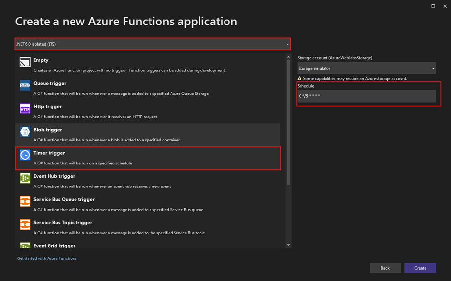Setup Azure Functions