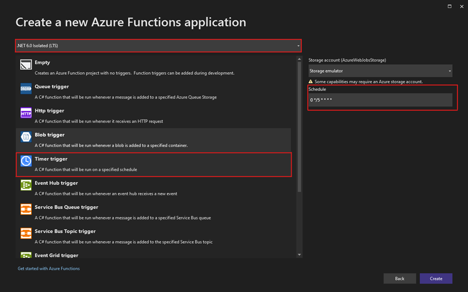 Creating a New Azure Functions Application