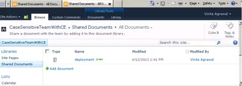 case sensitive URL sharepoint 2