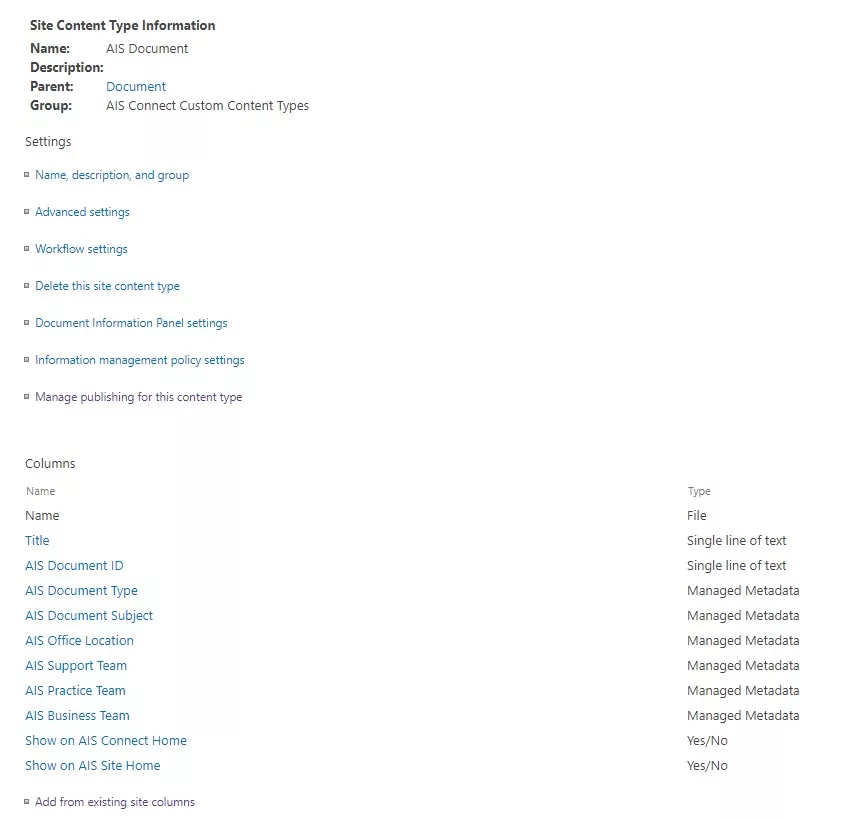 Custom document example screenshot