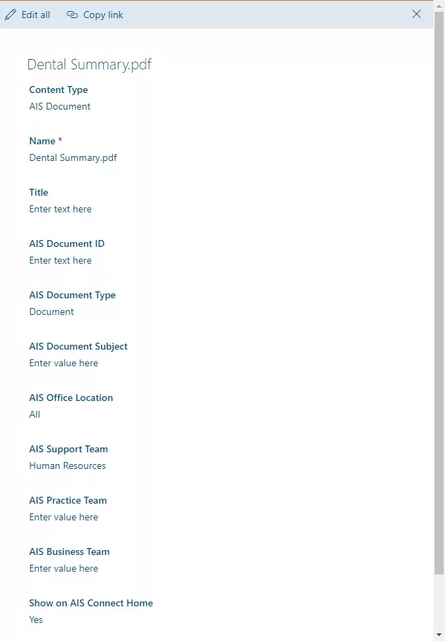 Adding content to SharePoint