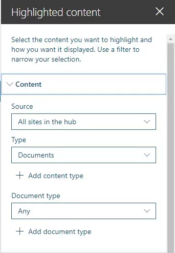 Highlighted content in SharePoint