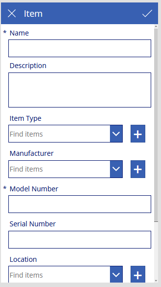 Creating custom forms