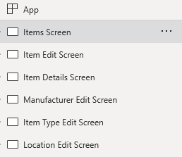 Rename the Screen and Elements