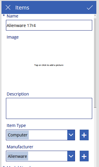 Reposition the Image field