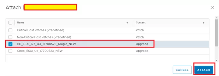 New Configured Baseline
