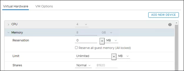 Customize VM