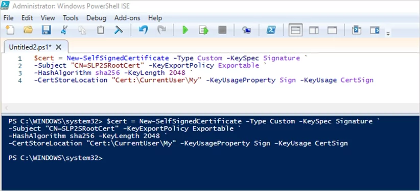 Admin Windows PowerShell