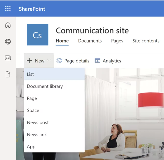 SharePoint Communication site