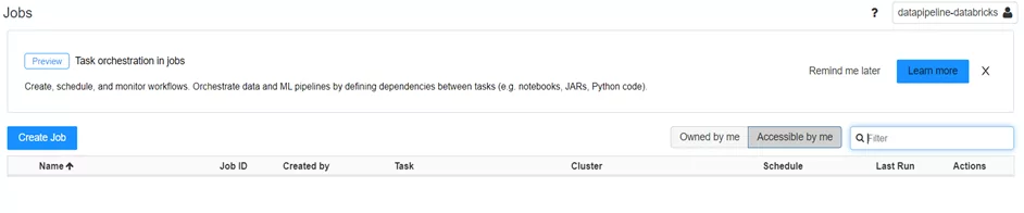 Jobs Deployed via Terraform