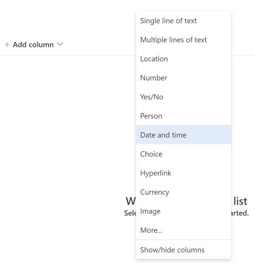 Create a Column for Values