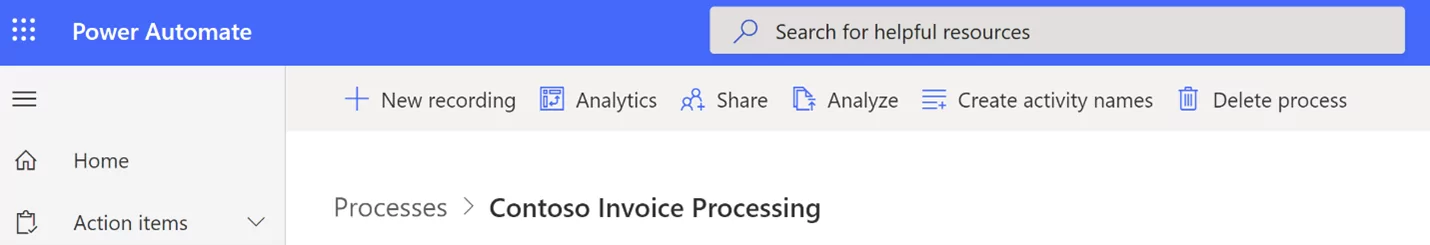 Analyze and record