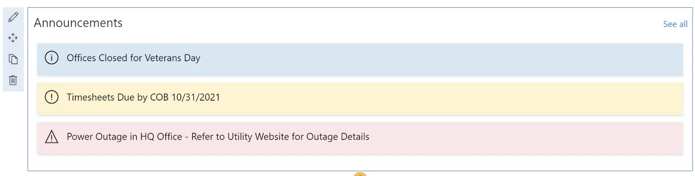 Web Part List