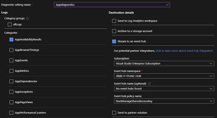 App Diagnostics