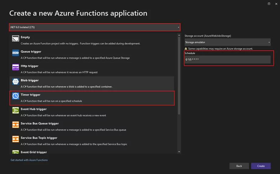 Setup Azure Functions